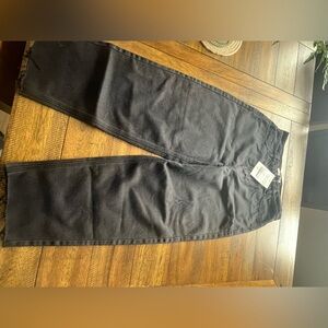 Oak and fort black barrel jeans